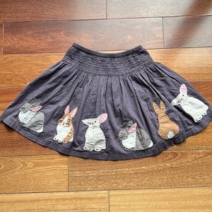 Mini Boden sz 9/10 bunny skirt